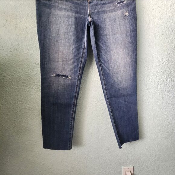 Chico's distressed raw hem jeans - Picture 3 of 16